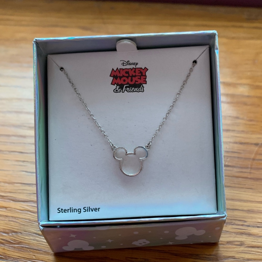 Sterling Silver 18” Mickey Mouse necklace